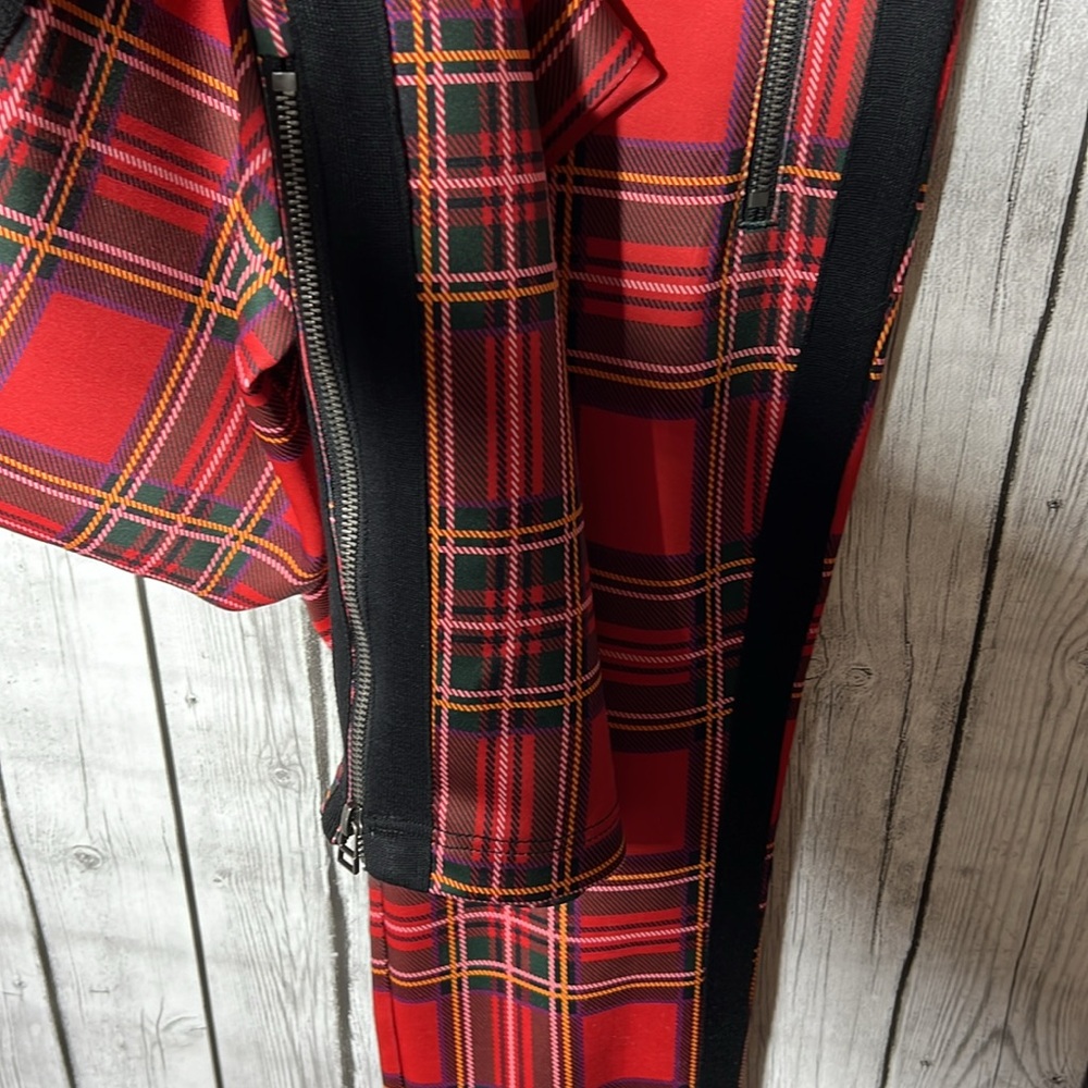 Pam & Gela x REVOLVE Tartan Cigarette Track Pant Size Medium - Picture 5 of 12